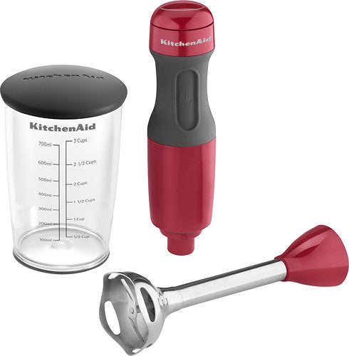 KitchenAid - KHB1231ER 2-Speed Hand Blender - Empire Red